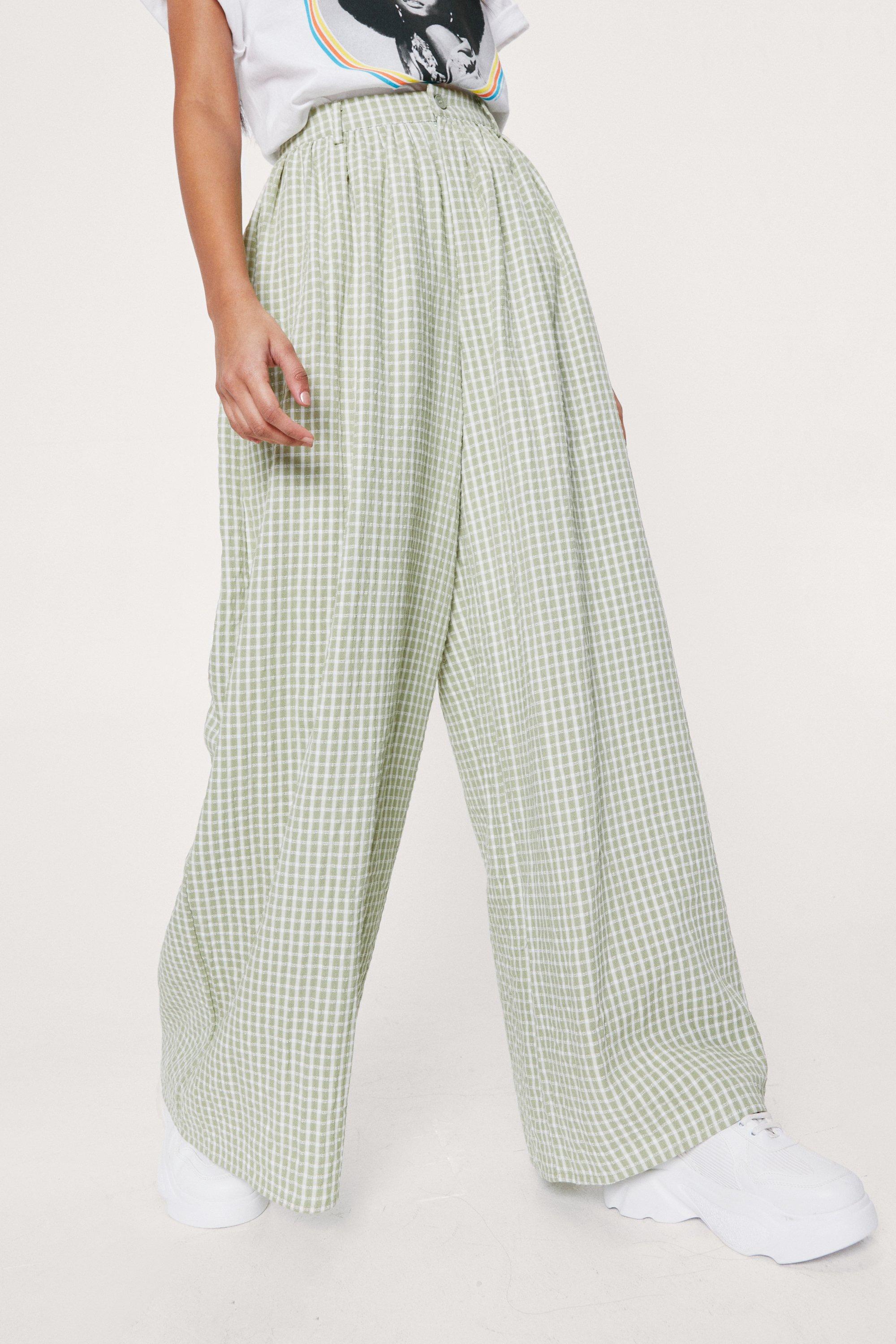 Nasty gal gingham on sale pants